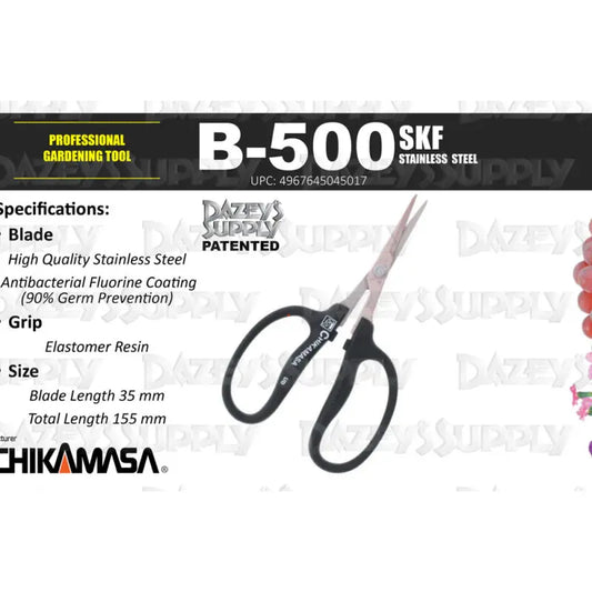 Chikamasa B500SKF Straight Scissors w/ Antibacterial Coating